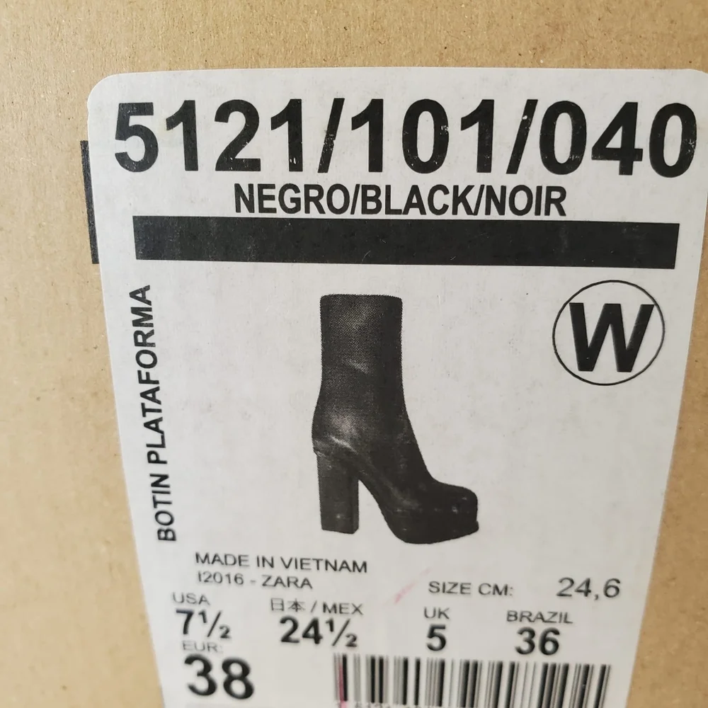 Zara Botin Platform Boots